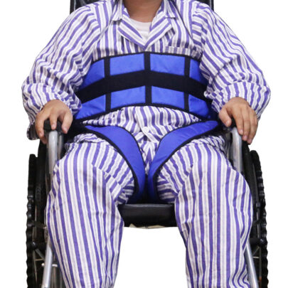 Blue Wheelchair Safety Harness Straps For Patient