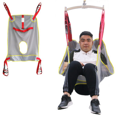 patient lift slings for home use with commode opening