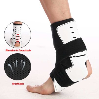 Ankle Brace Support With Stabilizer and Cross Auxiliary Fixing Belt Strength Protection