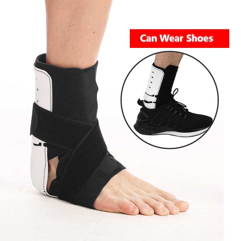 Ankle Brace Foot Drop Orthosis, Adjustable Ankle Joint Support for Women &  Men Varus Valgus Corrector Protection For Drop Foot Orthotic Brace