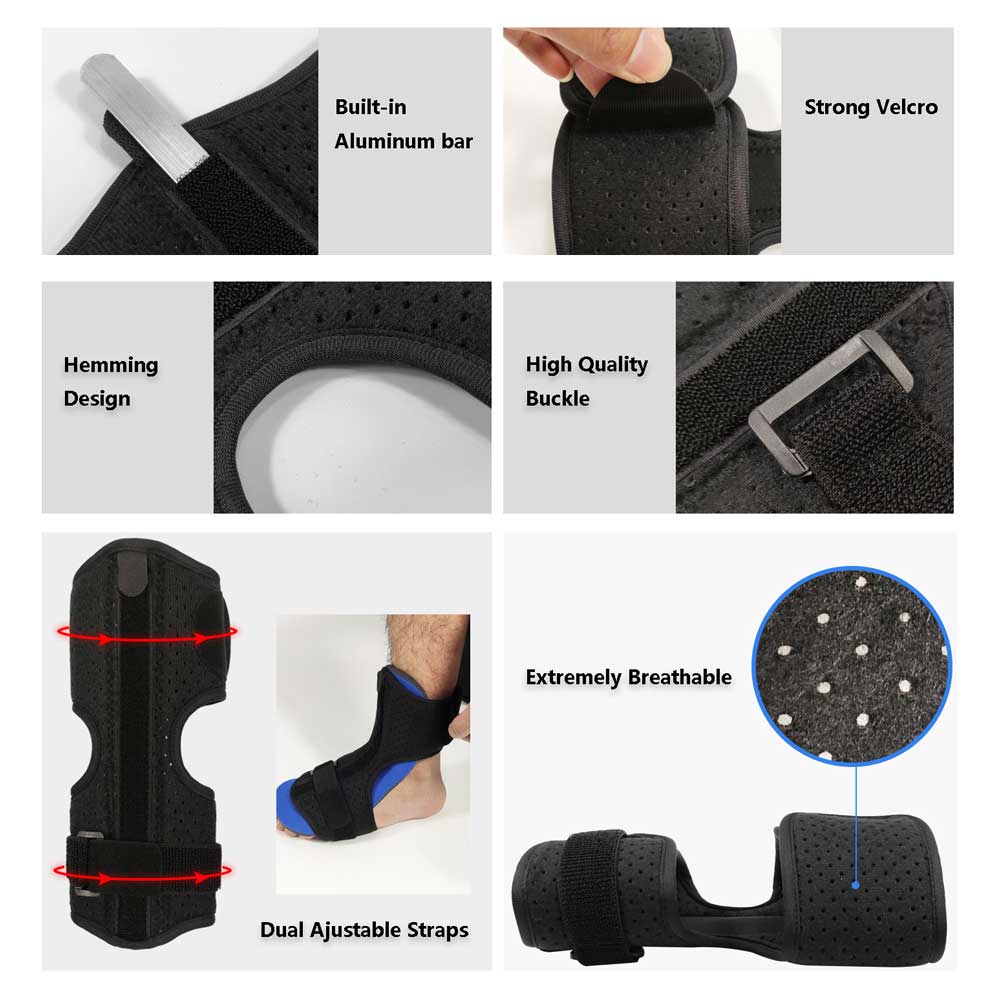 Night Splint Foot Brace for Plantar Fasciitis - Healthcare Supply