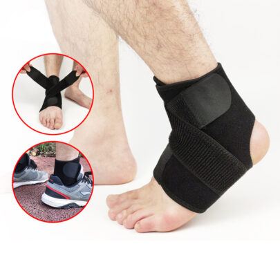Protective Ankle Brace with Compression Elastic Strap for unisex