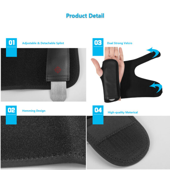 Wrist Support Brace With Splints