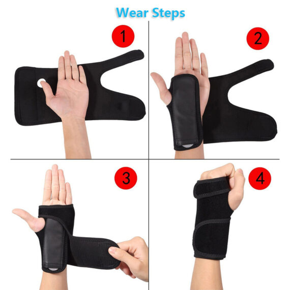 Wrist Support Brace With Splints