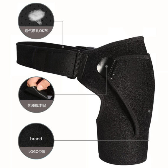 strong fastening system breathable Shoulder Support Immobilizer for tendonitis