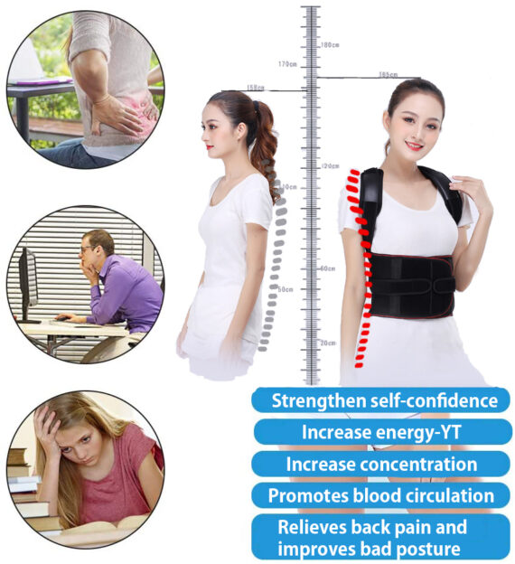 Back Brace Posture Corrector for Men and WomenAdjustable Posture Back Brace for Upper and Lower Back Pain Relief - Muscle Memory Support Straightener Use occasions