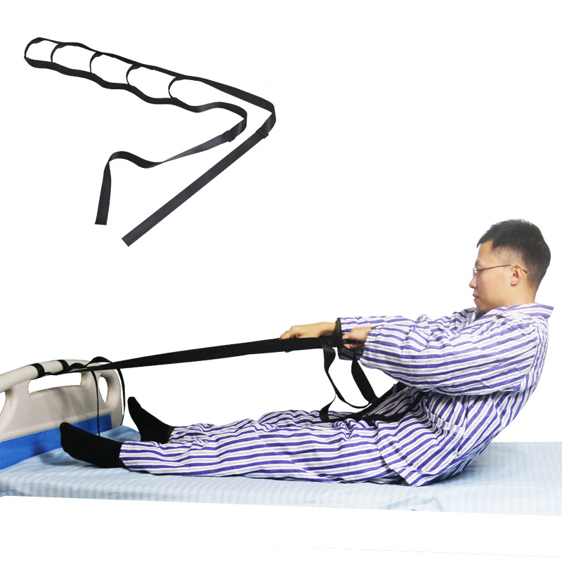 Bed Ladder Assist Strap with 5 Adjustable Hand Grips