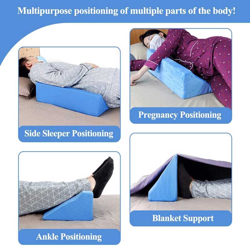 Bed Wedge Pillow Position Wedge Side Sleeping Cushion for Elderly