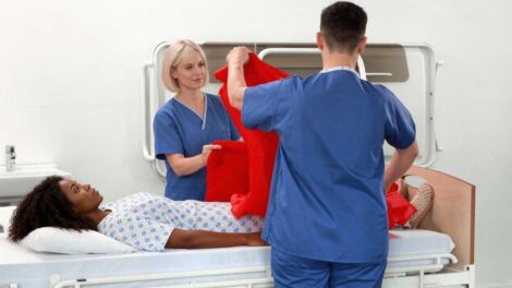 Physical checks before using the slide sheet